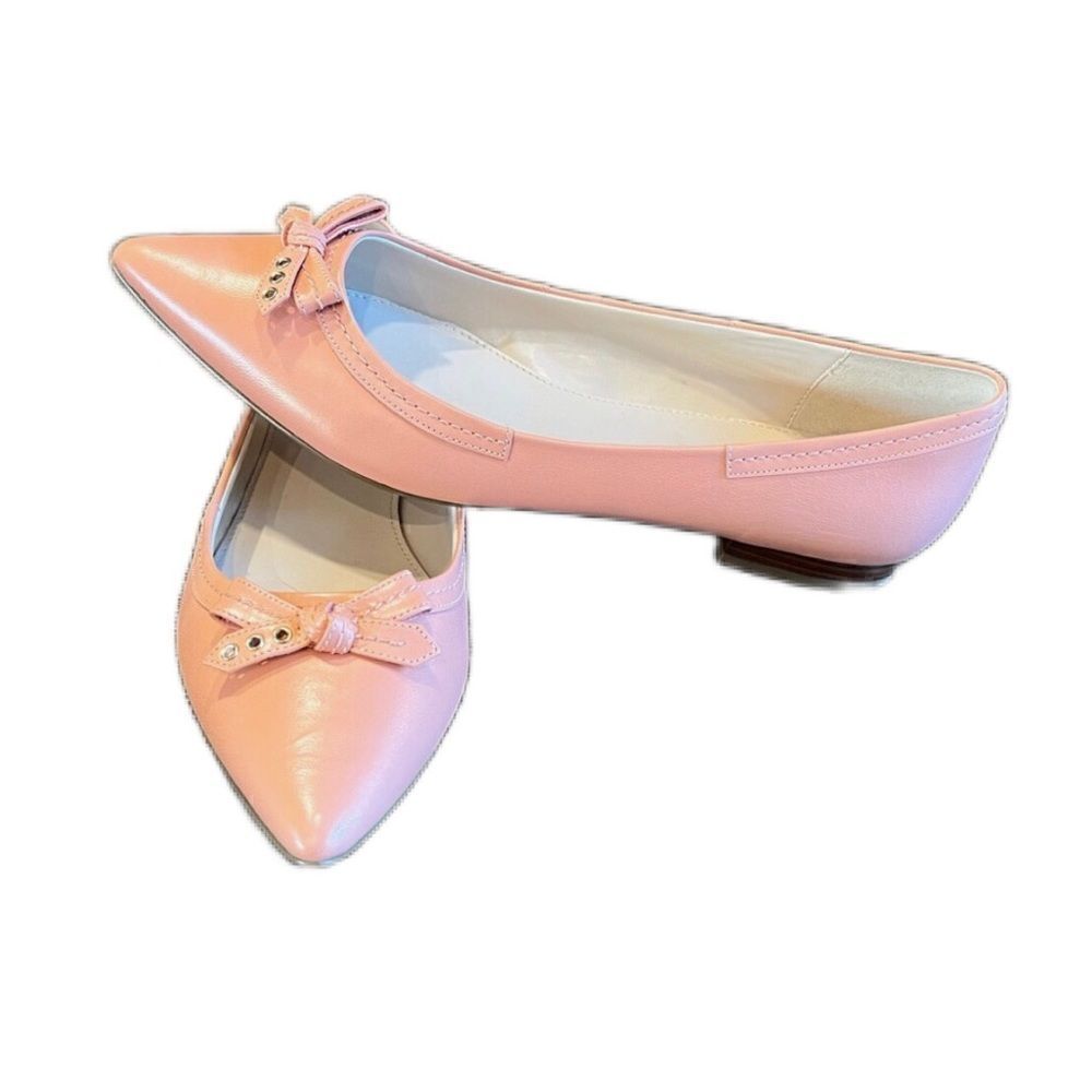 Cole‎ Haan rose pink pointed toe flat shoes